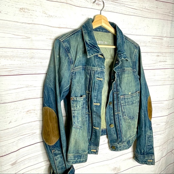 GAP Jackets & Blazers - GAP 1969 Distressed Jean Denim Jacket Med.  AA